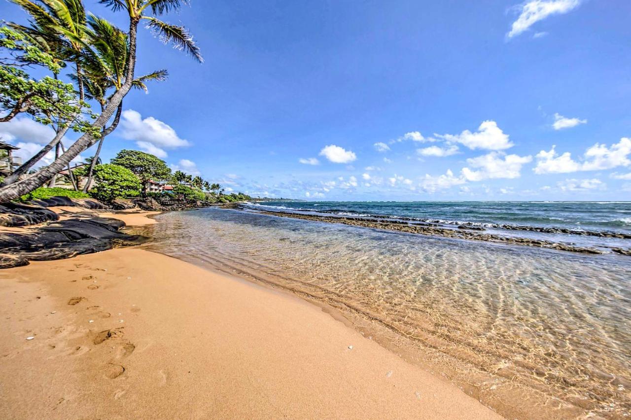 Waipouli Beachfront Condo With Balcony And Ocean Views Kapa'a Exterior photo