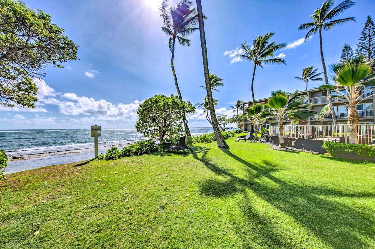 Waipouli Beachfront Condo With Balcony And Ocean Views Kapa'a Exterior photo