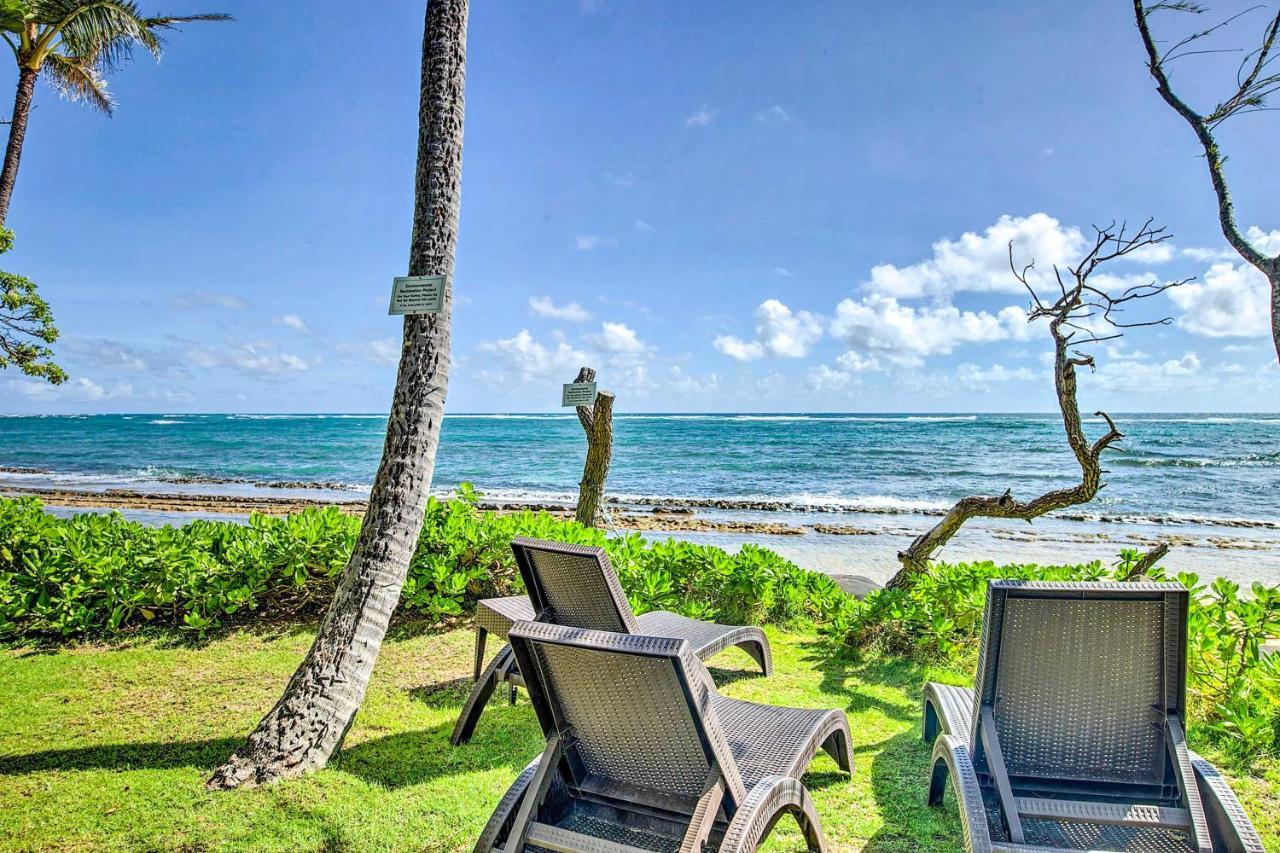 Waipouli Beachfront Condo With Balcony And Ocean Views Kapa'a Exterior photo