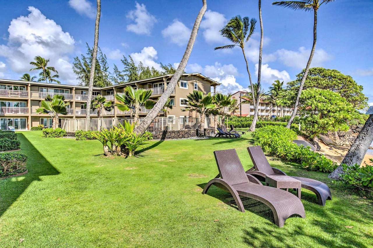 Waipouli Beachfront Condo With Balcony And Ocean Views Kapa'a Exterior photo